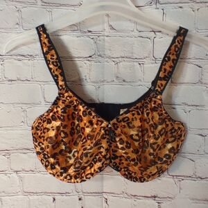 Wacoal Awareness Leopard Print Seamless Full Coverage Unlined Bra 40DDD